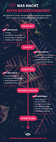 affin Reinzeichnung Infografik Leistungen